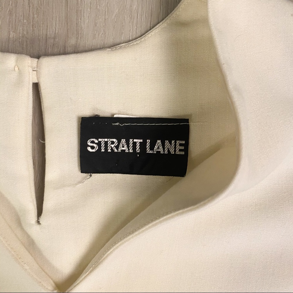 Vintage Strait Lane Cream Dress - Picture 2 of 6